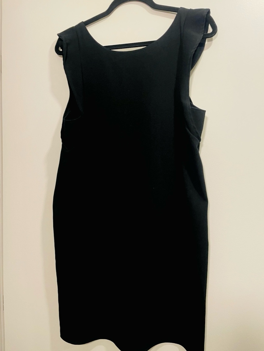 Everly Black Sleeveless Shift Dress